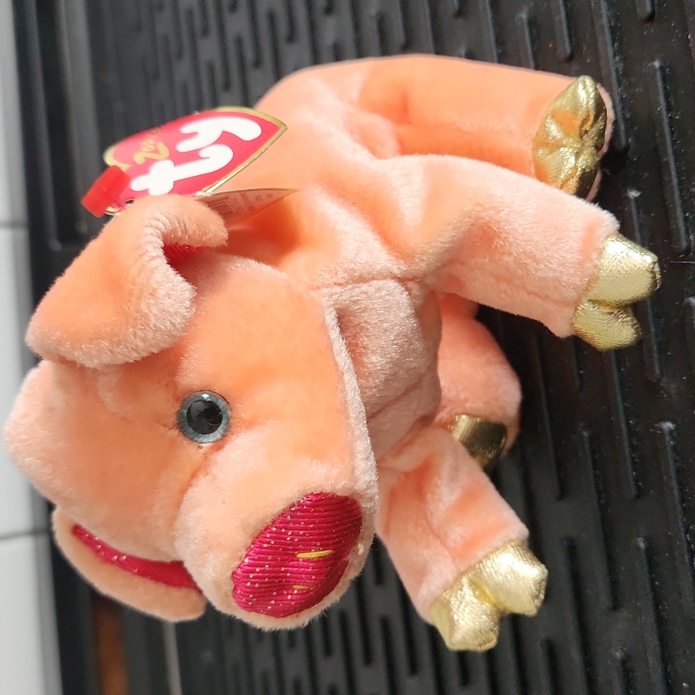 🎄5/$30🎄 2000 TY Beanie Baby Zodiac Pig with Tag